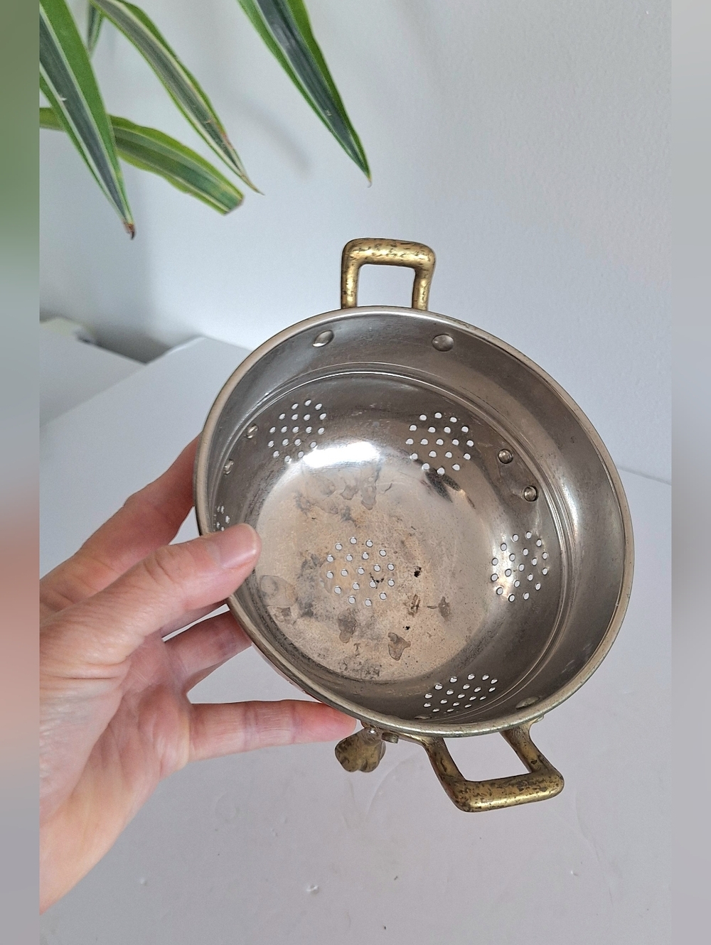 Small copper colander - Picture 10 of 14